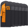 Hot Dust Protector Zipper Eco Friendly Reusable Luxury Non Woven Jacket Coat Dress Clothes Garment Suit Cover Bags